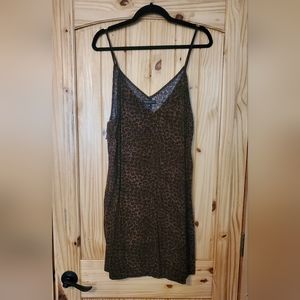 Leopard Slip Dress -Kendall&Kylie